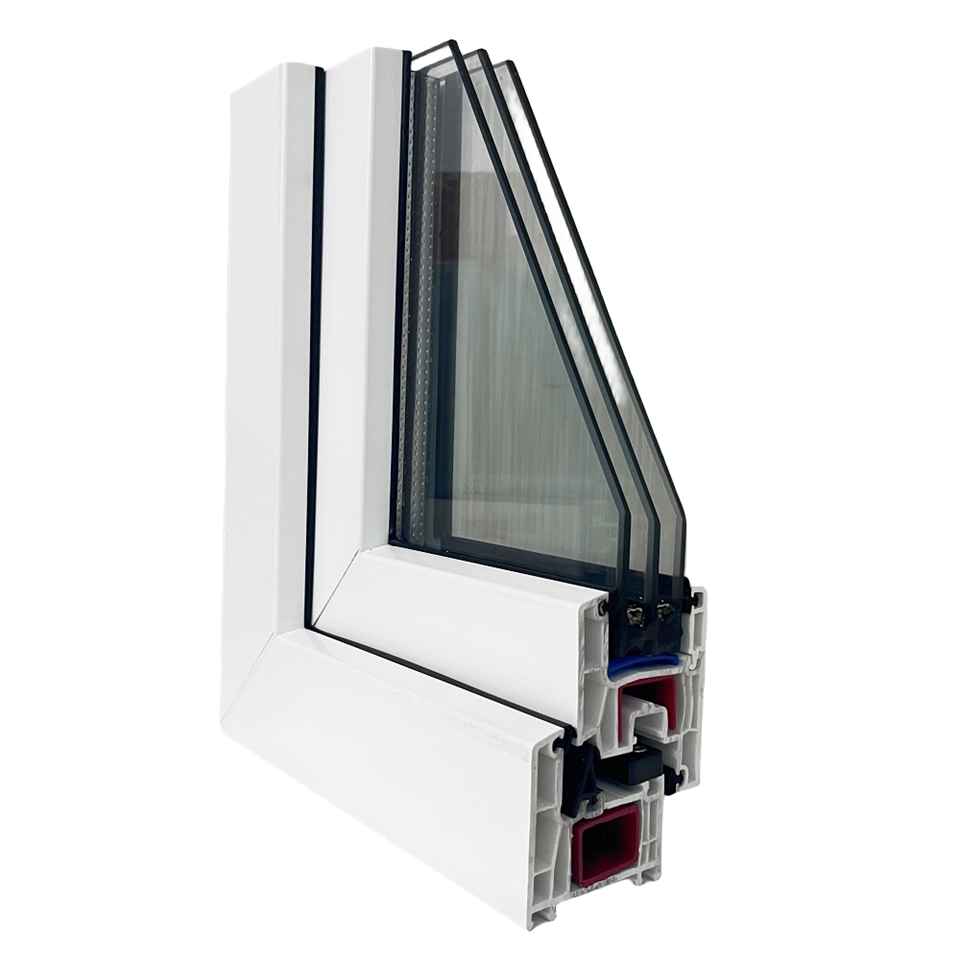 GKBM 65 uPVC Casement Window China